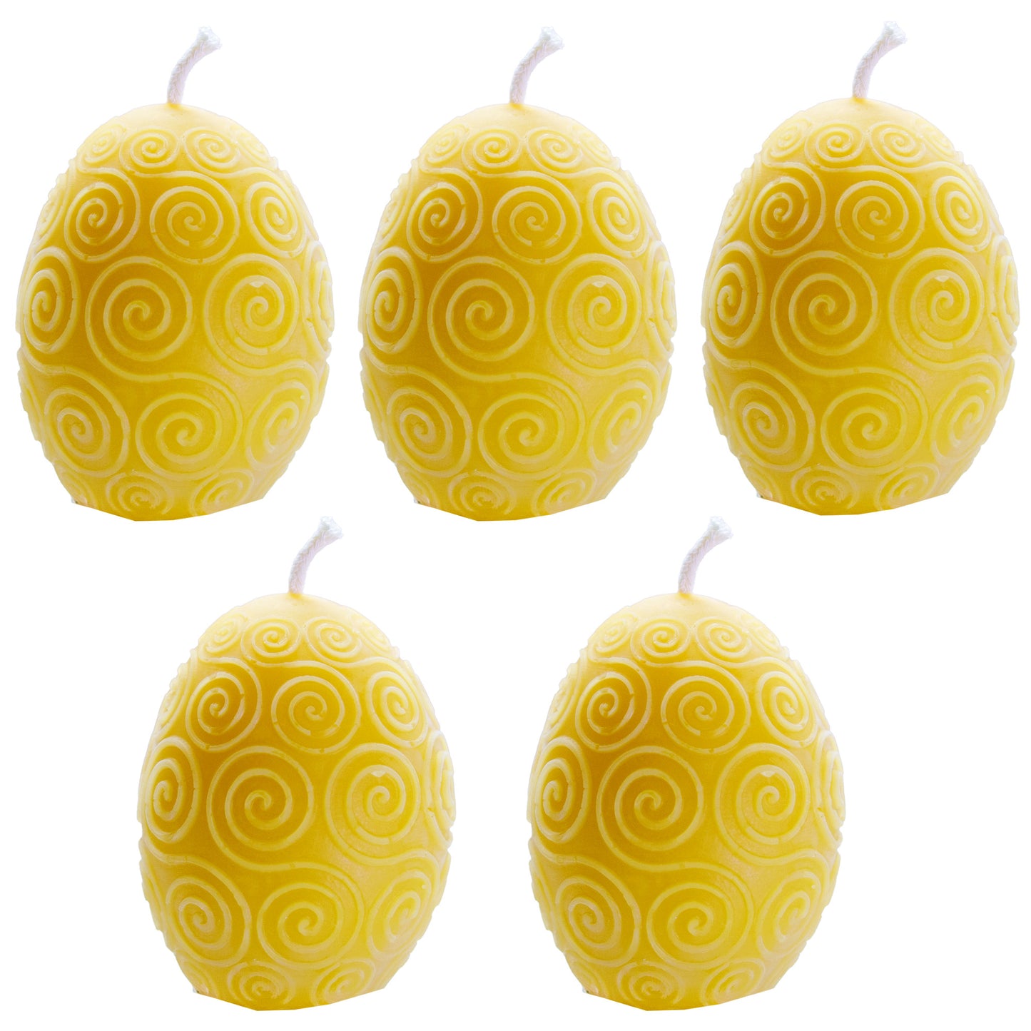 Bienenwachskerze Ei Spirale