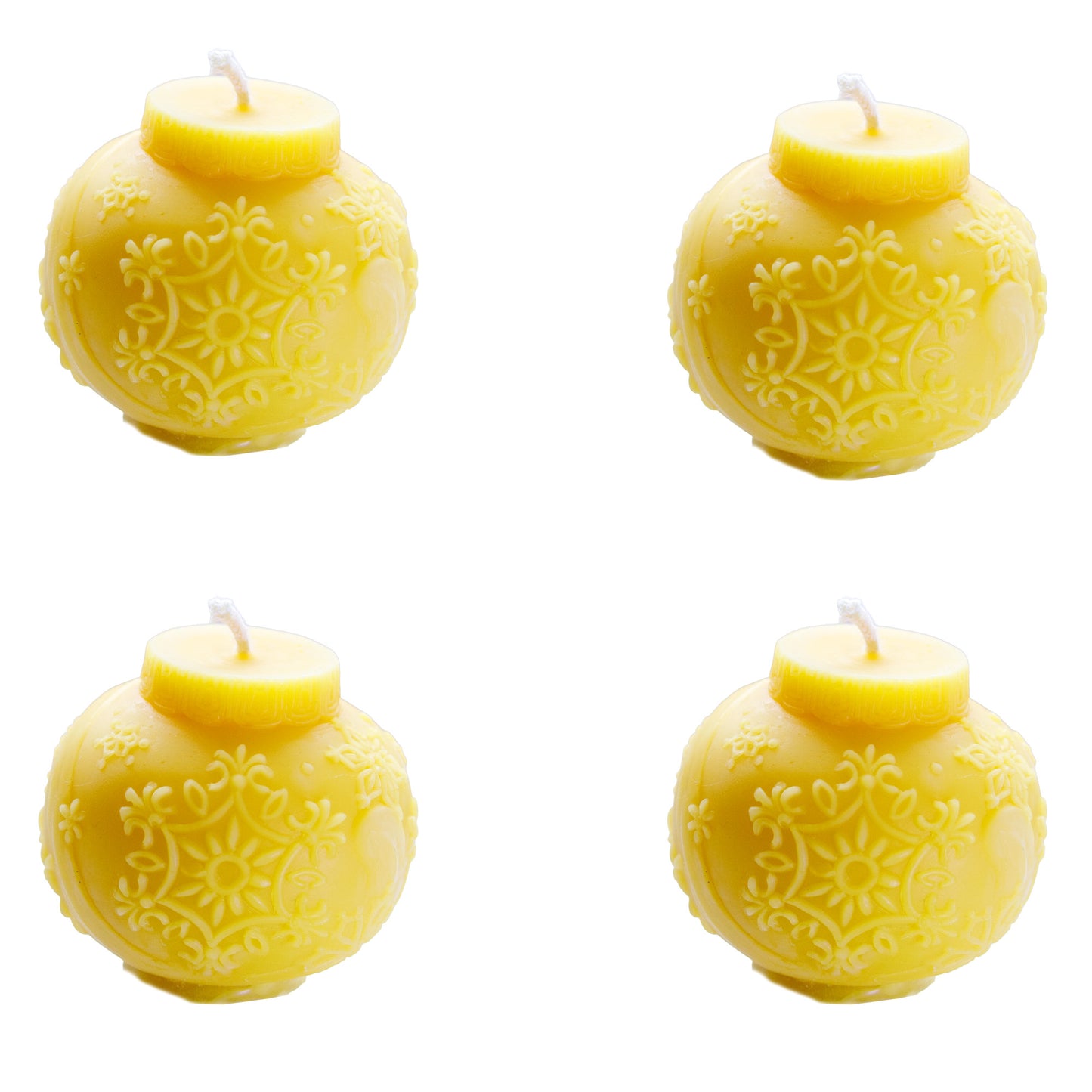 Stumpe Christbaumkugel Schneeflocke