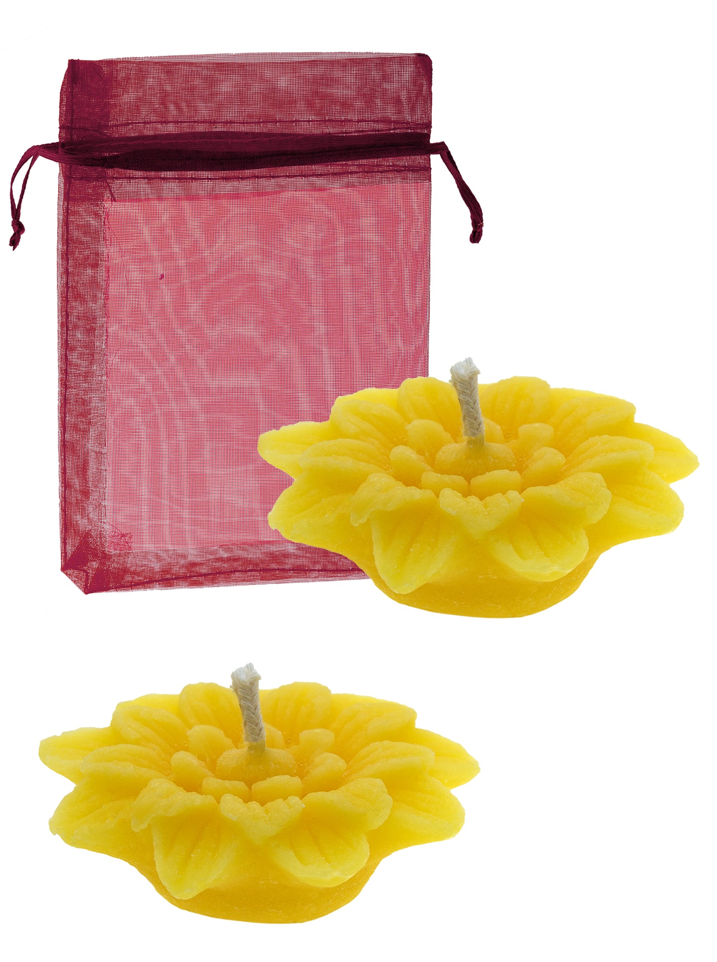 Bienenwachs Schwimmkerze Blume