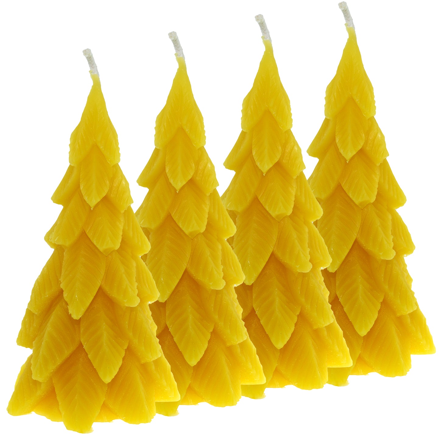 Bienenwachskerze Tanne zackig