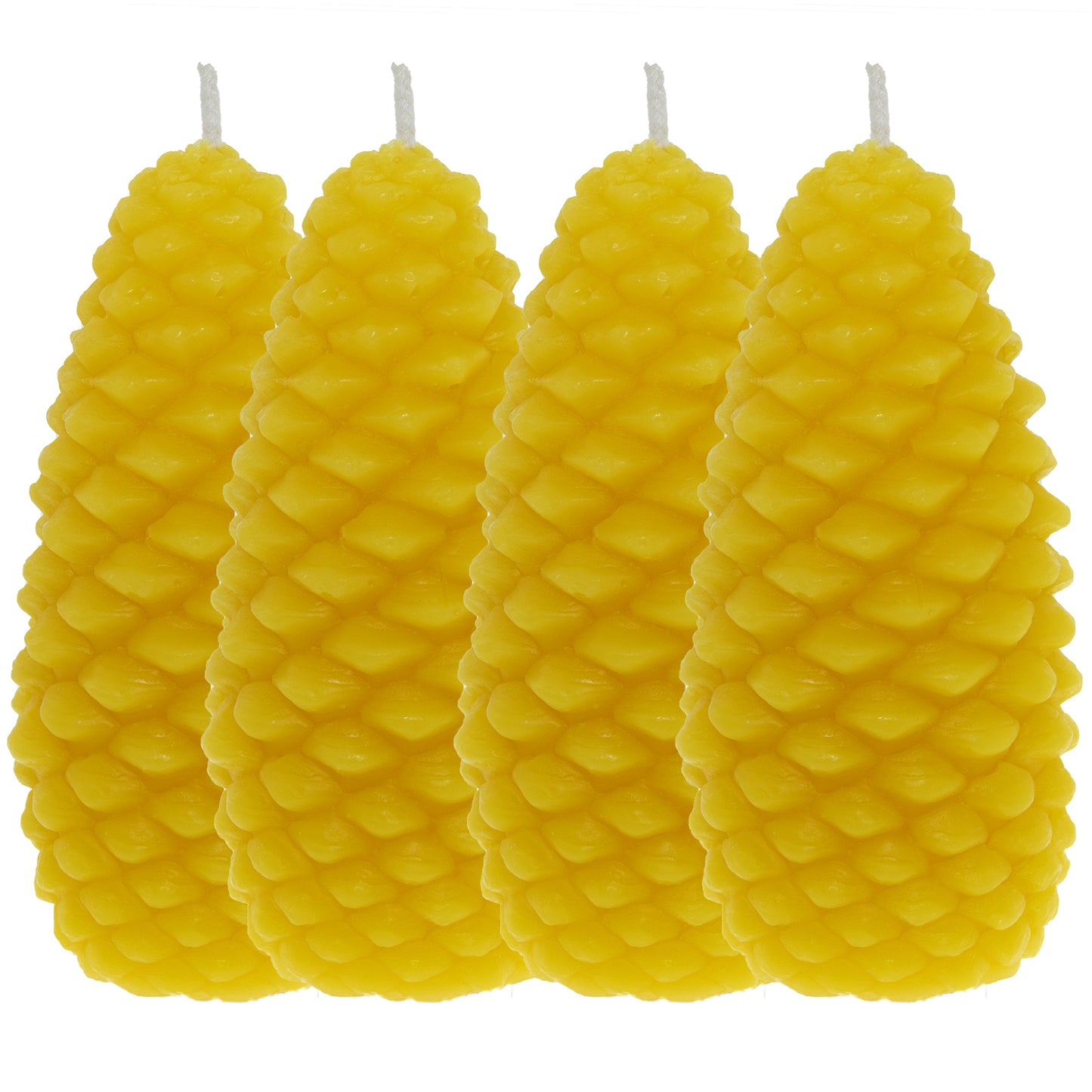 Bienenwachskerze Zapfen Schlank