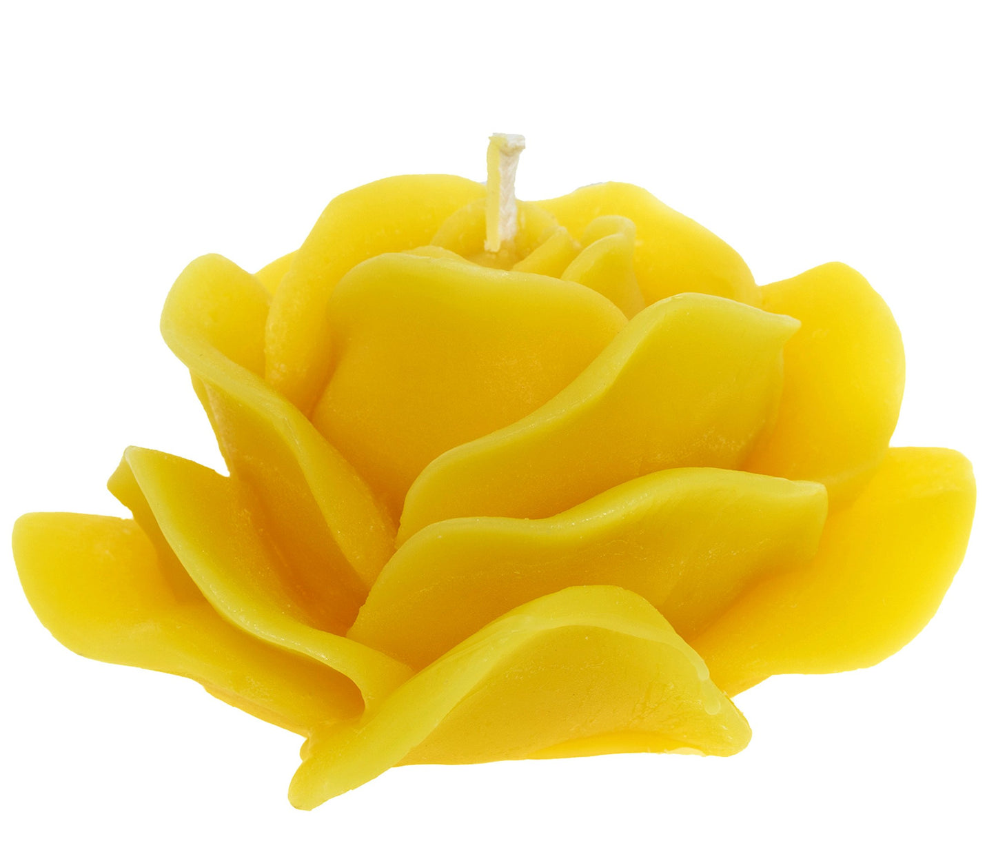Bienenwachskerze Rose groß