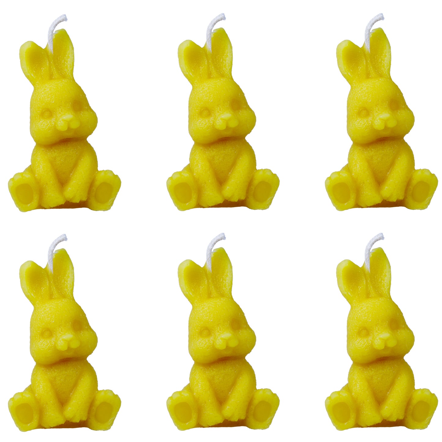 6 Kerzen "Hase"