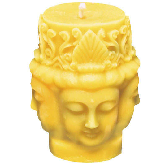Bienenwachskerze Stumpe Gesichter