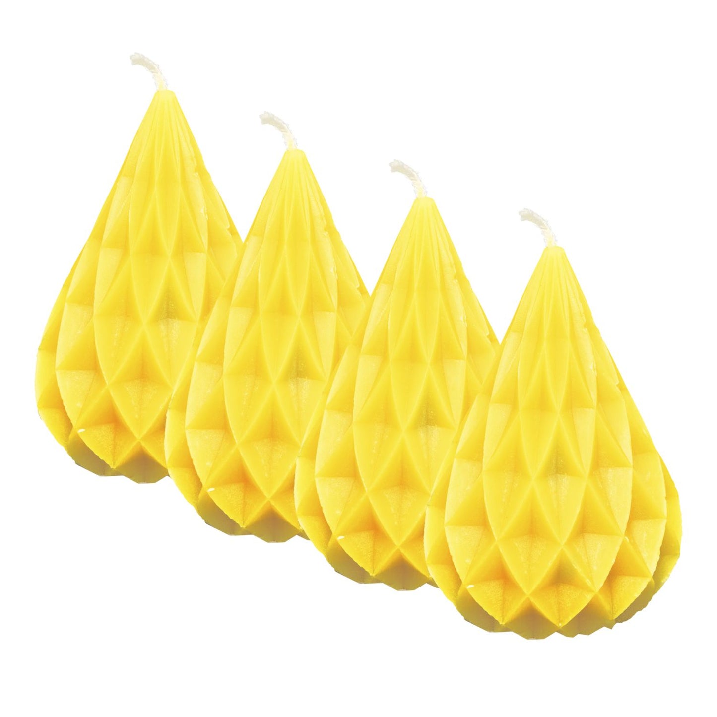 Bienenwachskerze Tropfen Raute